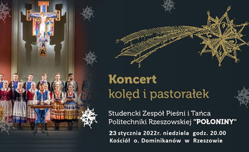 Zaproszenie na koncert kolęd i pastorałek „Połonin”