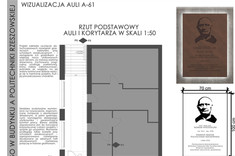 Wyniki konkursu PRz na modernizację Auli A-61 i jej korytarza wejściowego w budynku A