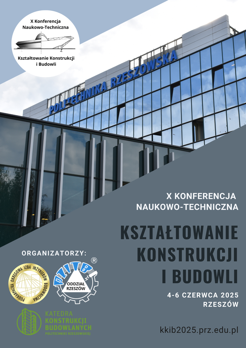 plakat Konferencji Kształtowanie Konstrukcji i Budowli 2025