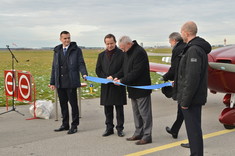Nowy samolot i droga kołowania w Ośrodku Kształcenia Lotniczego Politechniki Rzeszowskiej