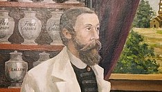 Portret I.Łukasiewicza pędzla M.Wątorskiego w sali Senatu PRz