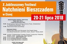 Zaproszenie na X Festiwal Natchnieni Bieszczadem 2018
