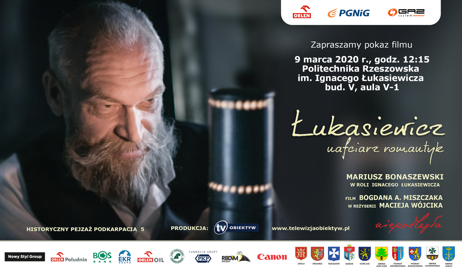 Stanisław Wokulski Romantyk Czy Pozytywista Projekcja filmu "Łukasiewicz – nafciarz romantyk"