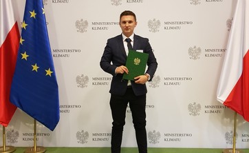 Student Wydziału Zarządzania w Młodzieżowej Radzie Klimatycznej