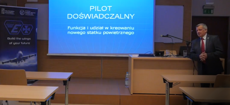 Spotkanie z pilotem doświadczalnym Henrykiem Szkudlarzem