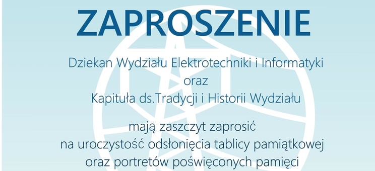 Poczet zasłużonych Wydziału Elektrotechniki i Informatyki PRz