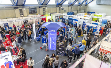 Stoisko Politechniki Rzeszowskiej na targach Edu Salon,