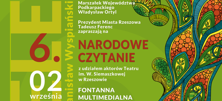 VI Narodowe Czytanie – Stanisław Wyspiański „Wesele”