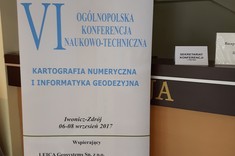 VI Ogólnopolska Konferencja Naukowo-Techniczna „Kartografia numeryczna i informatyka geodezyjna