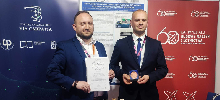 From the left: G. Janowski, PhD Eng.,  Ł. Bąk, PhD Eng., 