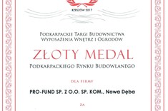 Złoty medal dla wynalazku PRz na 22. Targach Budownictwa w Rzeszowie