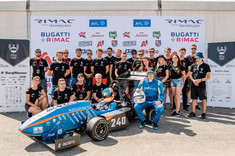 Studenci  PRz Racing Team na zawodach Formula Student Alpe Adria w Chorwacji,