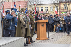 Wieniec od Politechniki Rzeszowskiej z okazji 101. rocznicy odzyskania przez Polskę niepodległości