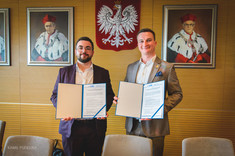 Od lewej: inż. K. Lewicki (PSRP) i mgr inż. M. Klimczyk (KRD),